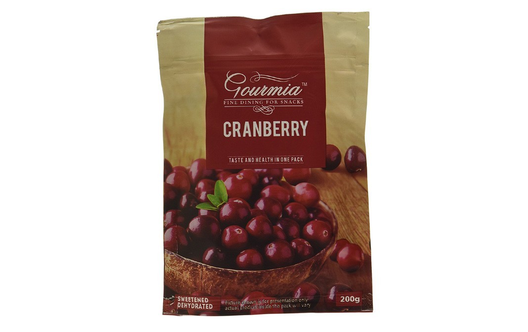 Gourmia Cranberry (Sweetened Dehydrated)   Pack  200 grams